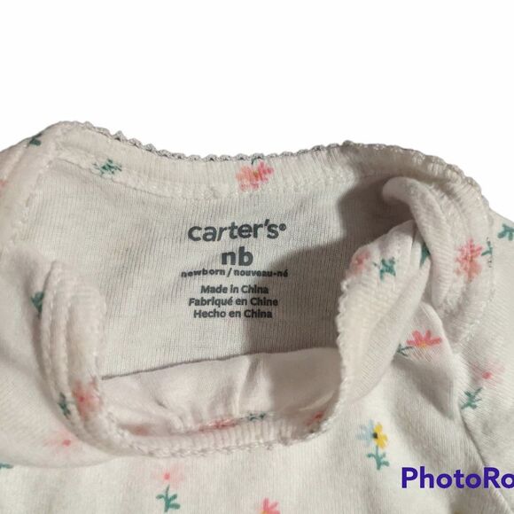 Baby Girl Floral Pink Bodysuit Set, Newborn - Picture 2 of 10